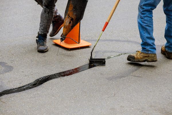 Parking Lot Crack Sealing in Conway
